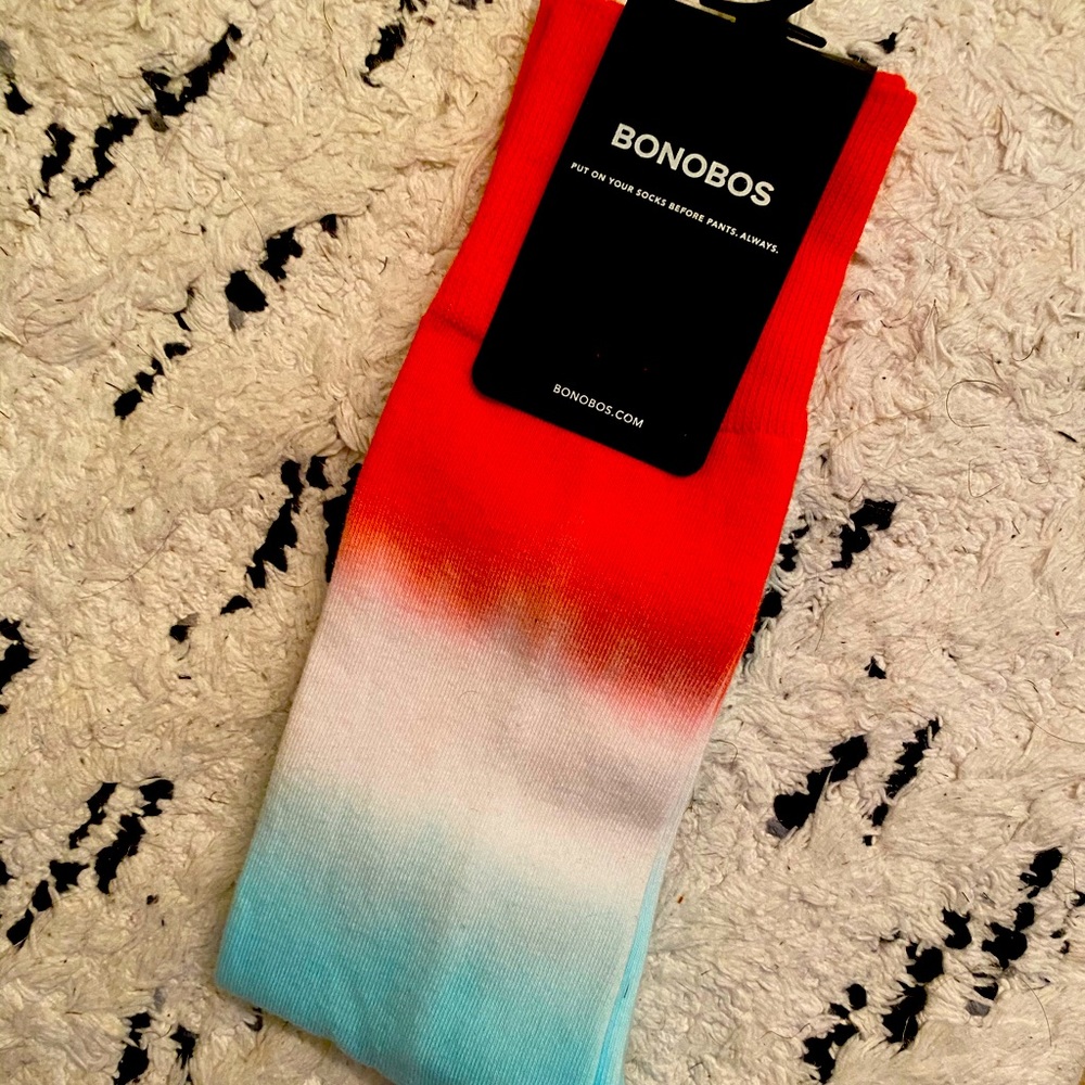Bonobos rocket pop color socks NWT